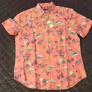 Nautica Short Sleev Button Down -Medium